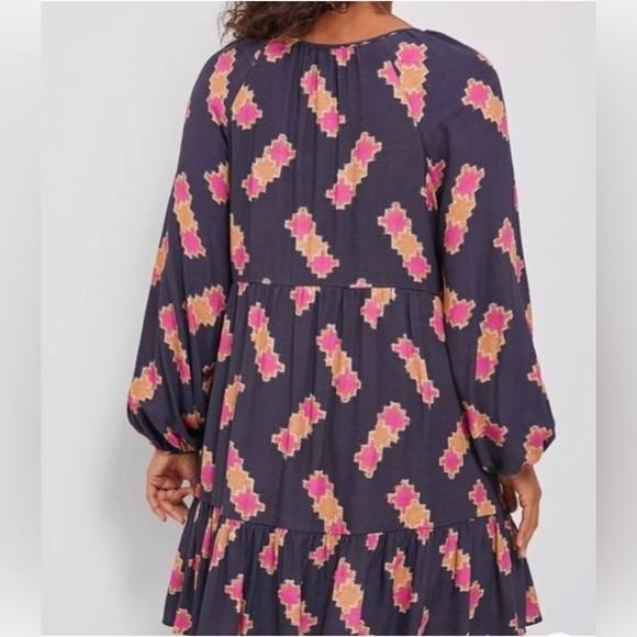 ANTHROPOLOGIE Sammi Tiered Mini Dress Size XS - Picture 3 of 9